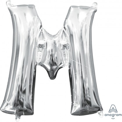 L16 16" (SILVER) Mini Foil Letter M